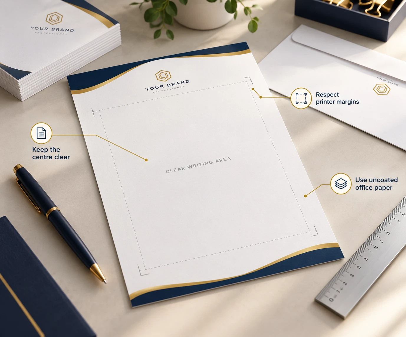Printer Safe Letterhead Design